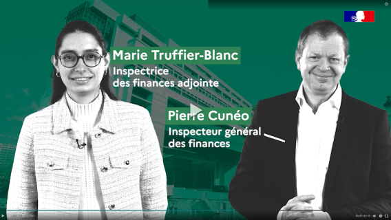 Marie Truffier-Blanc, inspectrice des finances et Pierre Cunéo, inspecteur général des finances